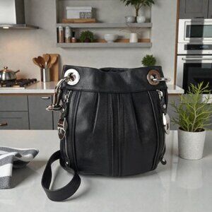 b. makowsky Black Shoulder bag